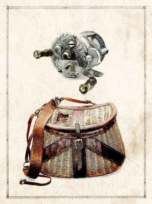 Basket and Reel Poster Print - ArtLab GI