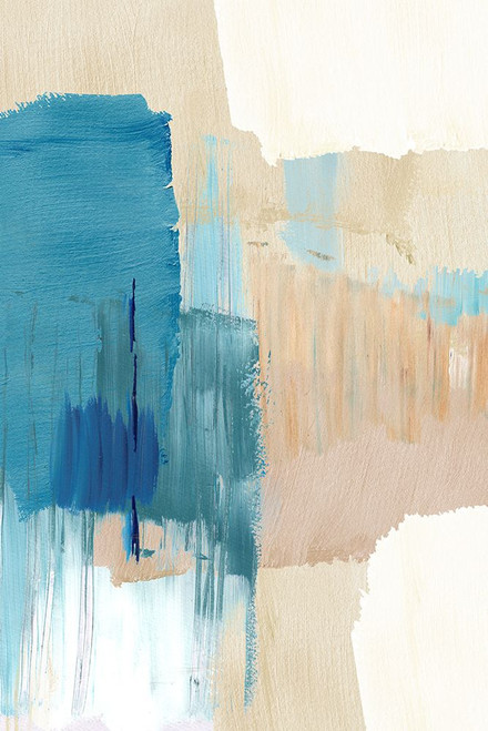 Blue Motion III Poster Print - Flora Kouta