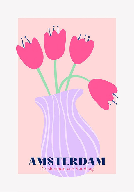 Amsterdam Tulips Poster Print - Athene Fritsch