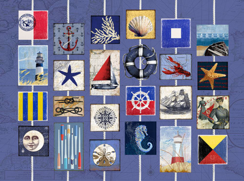 Nautical strings 1 Poster Print - Licensing Studio Art