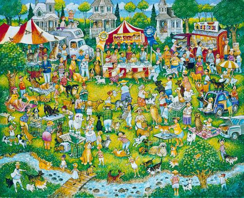 Wheres Woofo Poster Print - Bill Bell