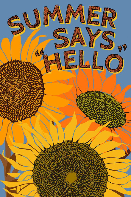 Summer Says Hello Poster Print - Licensing Studio Art