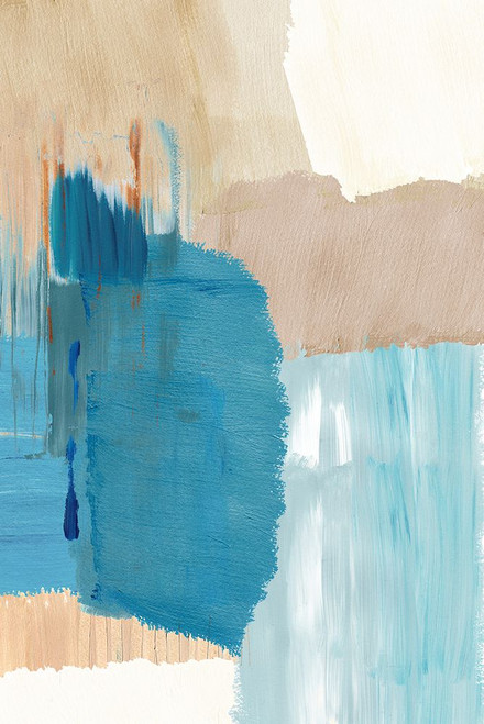 Blue Motion I Poster Print - Flora Kouta