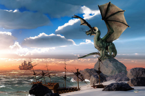 Scourge Of The Sea Poster Print - Daniel Eskridge