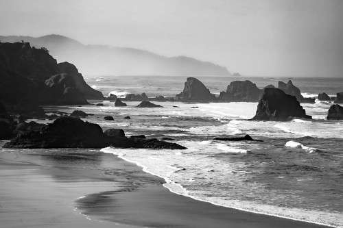 Along the Rugged Coast Poster Print - Don Schwartz