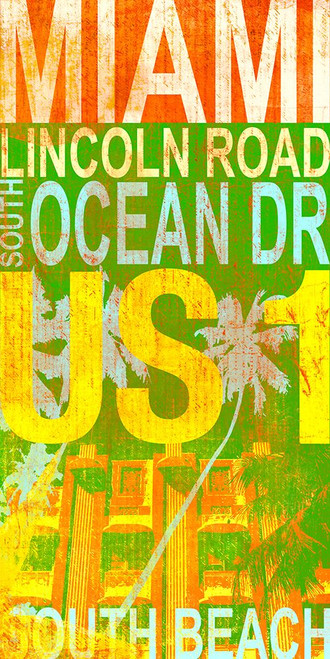 Miami 5 Poster Print - Cory Steffen