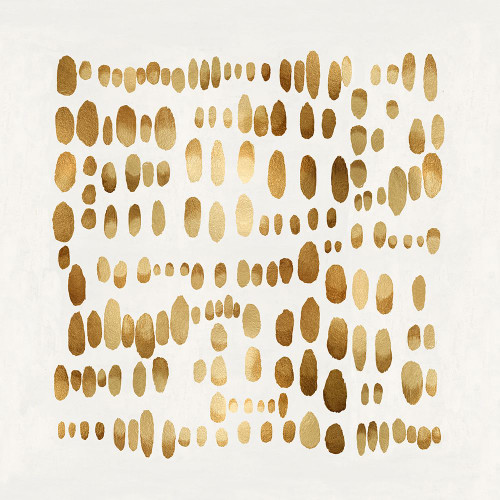 Playful Gold I Poster Print - Angela Perry