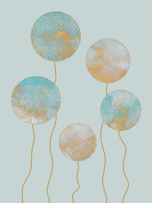 Watercolour Circles Poster Print - Bilge Paksoylu