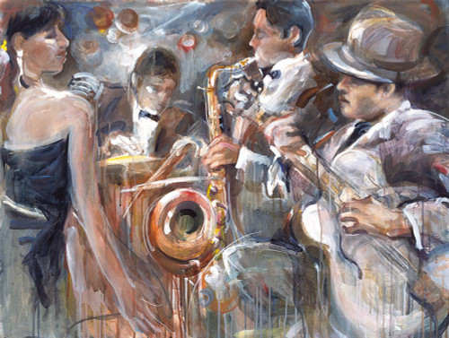 All About Jazz I Poster Print - Marysia