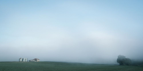 Mist Rolls In Poster Print - Don Schwartz