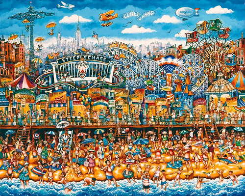 Coney Island Poster Print - Bill Bell