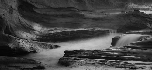 Canyon Splash Poster Print - Don Schwartz