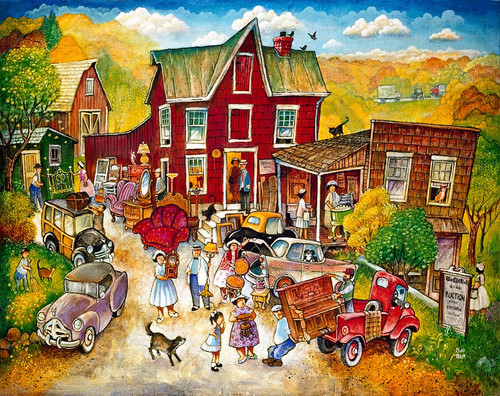Auction Poster Print - Bill Bell