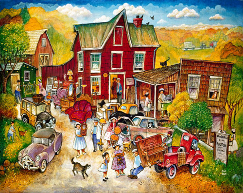 Auction Poster Print - Bill Bell