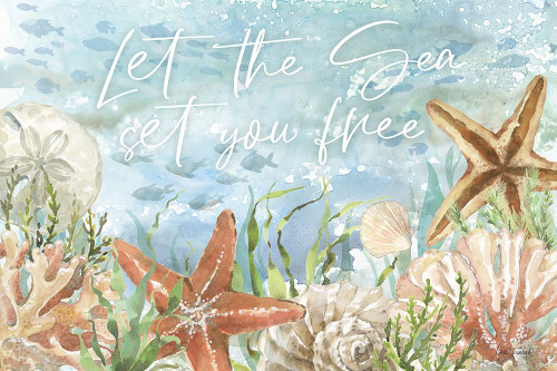 Under Sea Life V Poster Print - Leslie Trimbach