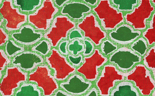 Christmas Pattern Poster Print - Elizabeth Medley