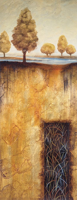 Golden Roots Panel I Poster Print - Unknown