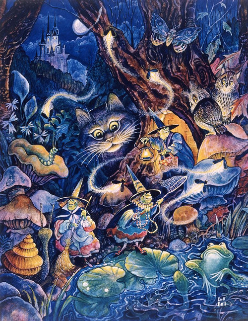 Three Witches Poster Print - Bill Bell