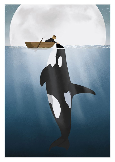 Orca Poster Print - Kammille Bruun