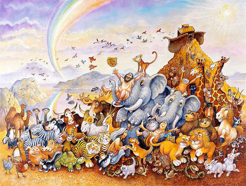 Noahs Happy Ending Poster Print - Bill Bell