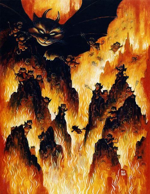 Hell Cats Poster Print - Bill Bell