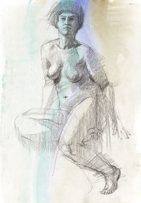 Serenity Unveiled Poster Print - Samira Yanushkova