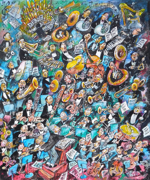 Mad, Mad Music Poster Print - Bill Bell