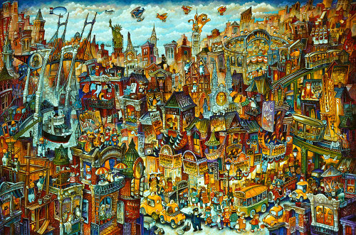 Cat City 2 Poster Print - Bill Bell Cat City 2 Poster Print - Bill Bell