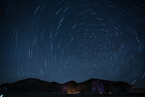 Spiral Night Sky Poster Print - Artographie