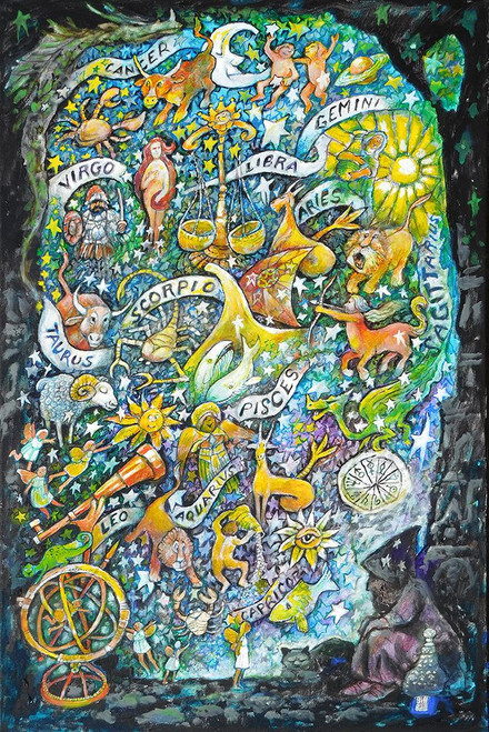 The Astrologers Dream Poster Print - Bill Bell