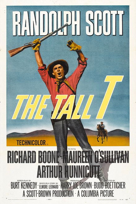 The Tall T-1957 Poster Print - Hollywood Archive Vintage