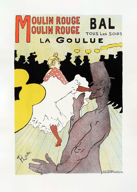 Affiche Pour Le Moulin Rouge la Goulue