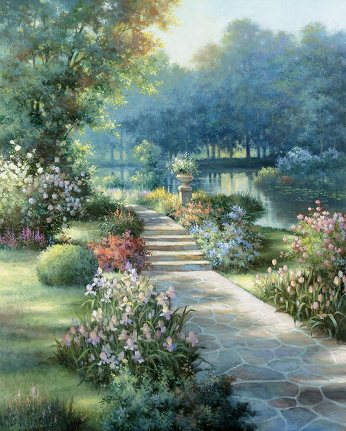 Garden Stone Path I Poster Print - Unknown