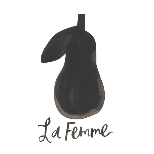 Black Pear 1 Poster Print - Erin Lin