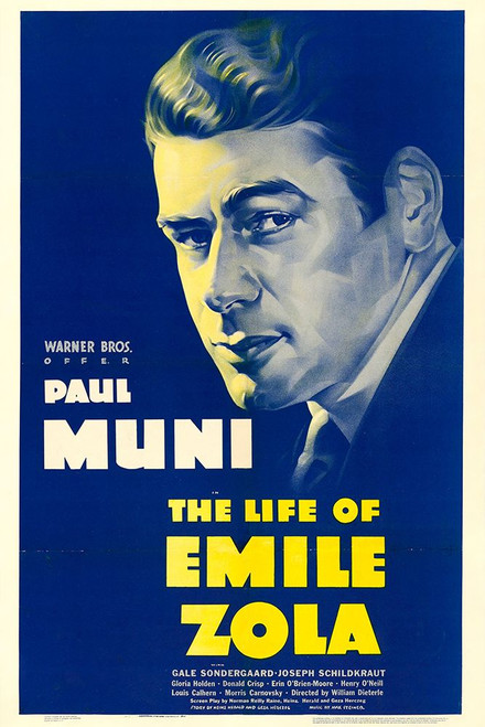The Life of Emile Zola-1937 Poster Print - Hollywood Archive Vintage