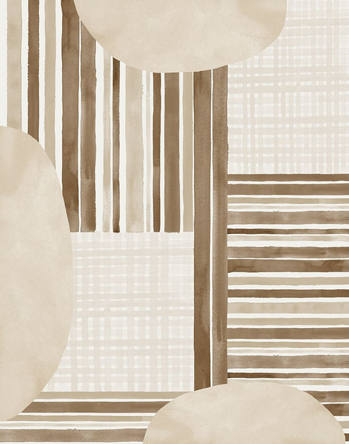 Neutral Stripes Poster Print - Heidel Theresa Troise