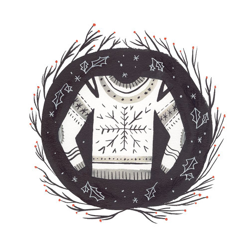 Wreath 7 Poster Print - Erin Lin