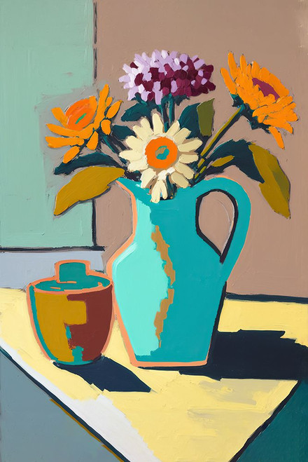 Mid Century Flower Still IV Poster Print - Andrea Haase