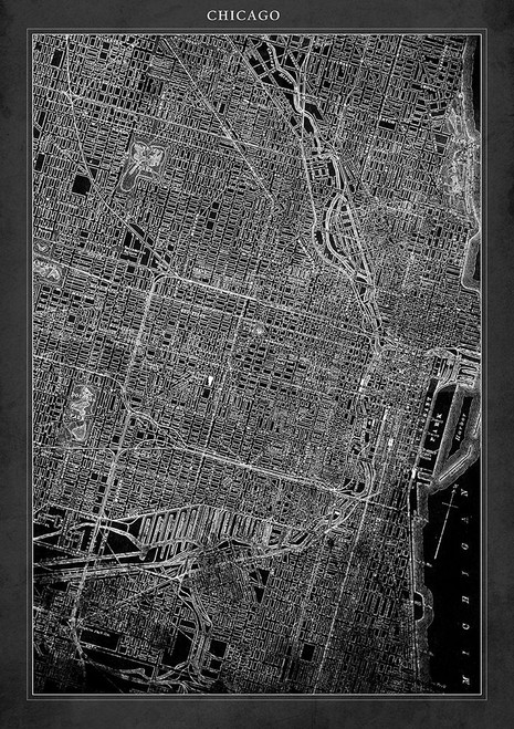 Chicago Map Poster Print - ArtLab GI