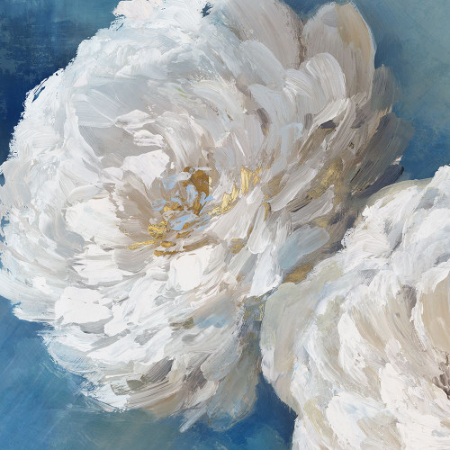 Elegant Blue Peony i Poster Print - Alex Black