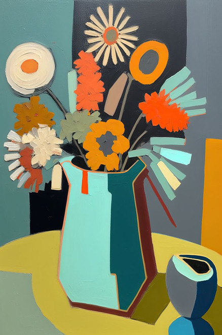 Mid Century Flower Still II Poster Print - Andrea Haase
