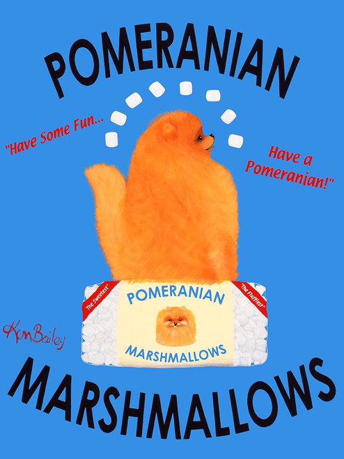 Pomeranian Poster Print - Ken Bailey