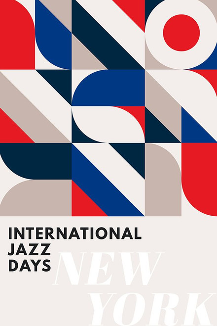 Jazz Days New York Poster Print - Kubistika