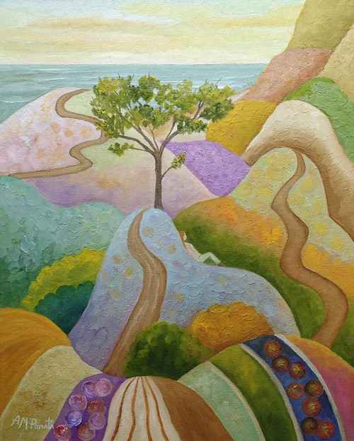 Murmur of Sea and Birds Poster Print - Angeles M. Pomata