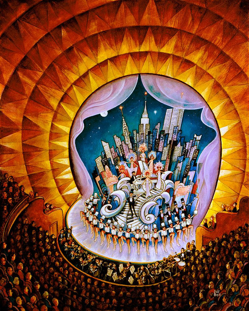 Radio City Poster Print - Bill Bell