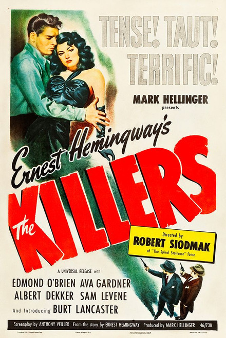 The Killers-1946 Poster Print - Hollywood Archive Vintage