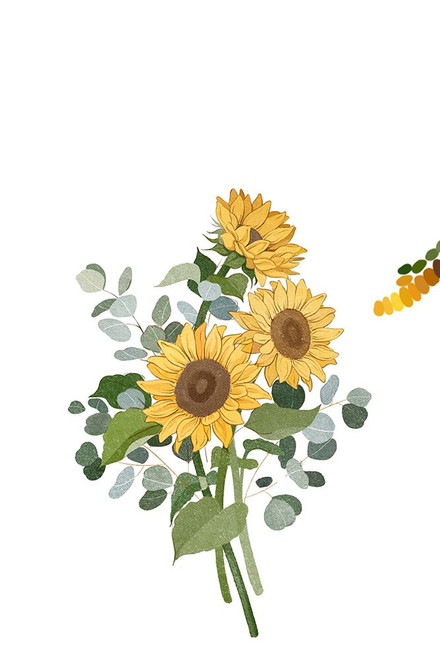 Colorful Sunflower 1 Poster Print - Xuan Thai