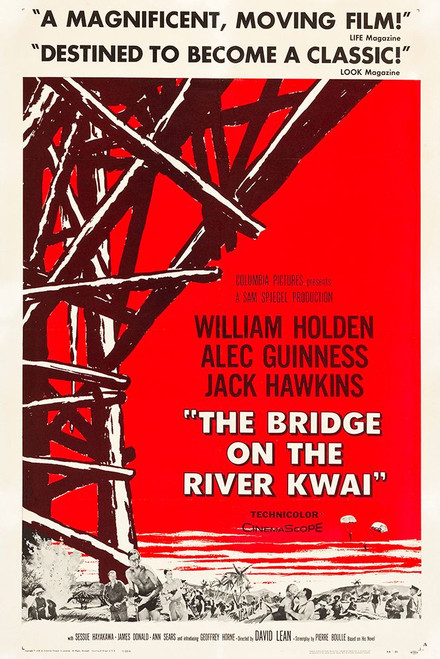 The Bridge on the River Kwai Poster Print - Hollywood Archive Vintage