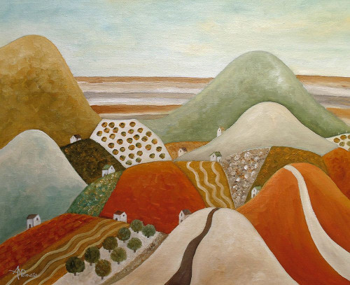 Getting Into the Autumn Poster Print - Angeles M. Pomata