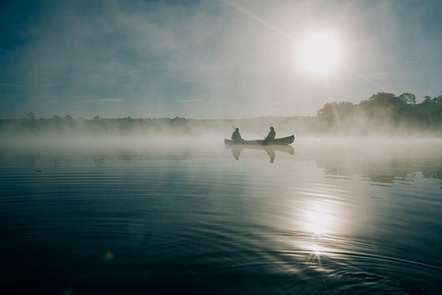 Fishing at Ocala, United States Poster Print - Artographie